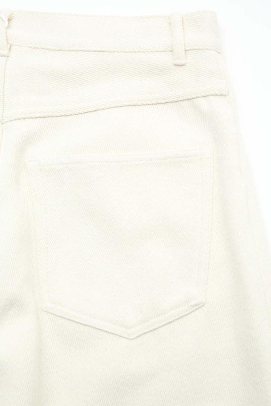  오라리 데님 팬츠 오랄리 실크 넵  5 P 와이드 팬츠 - AURALEE