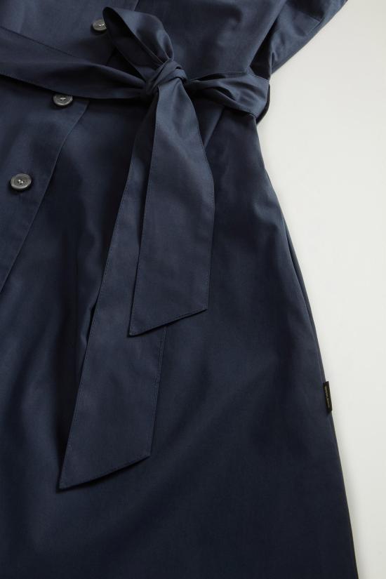 26SS 울리치 미디 원피스 CFWWDR2022FRUT3944 3989 Melton blue - WOOLRICH