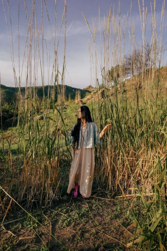  My Store 라운지 웨어 내 가게 셀레스틴 블루 사원의 시종 기모노 - SONG OF THE SERPENTS