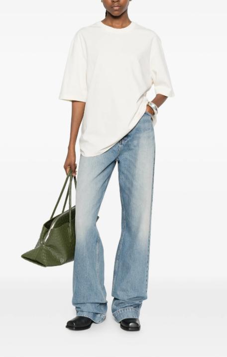 26SS 골든구스 반팔 티셔츠 GUP01873 POO157611560 White - GOLDEN GOOSE