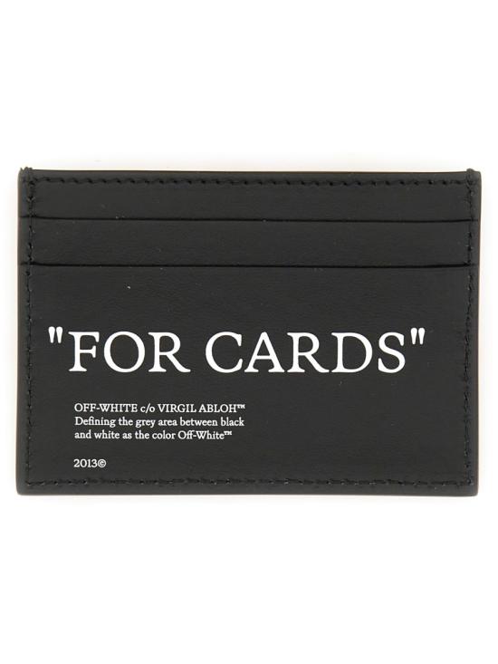 26FW 오프화이트 남성지갑 OMND067 C99LEA0011001 BLACK - OFF WHITE
