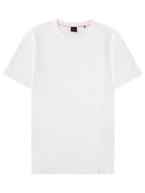 26SS 보스 반팔 티셔츠 50508243 10240843100 WHITE