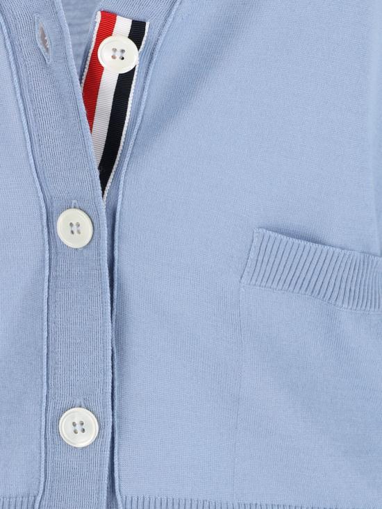  톰브라운 파인 메리노 울 4바 릴렉스 핏 가디건 FKC334A Y1014 482 Blue - THOM BROWNE