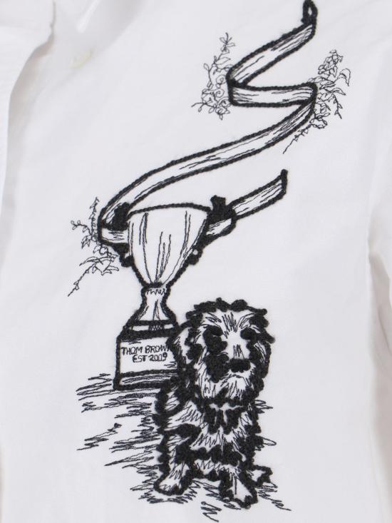  톰브라운 셔츠 FLL215E E1528 100 White - THOM BROWNE