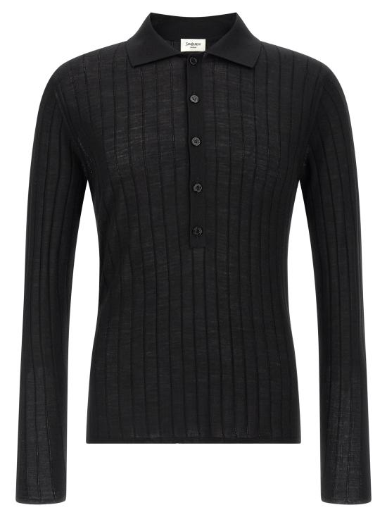 26SS 생로랑 폴로 티셔츠 861749Y77JC1000