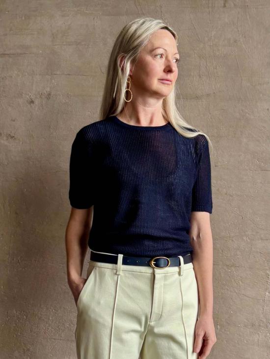  티더블유피 스웨터 Twp 반팔 티셔츠  밤하늘