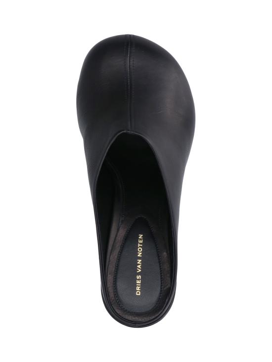 26SS 드리스 반 노튼 힐/펌프스 011764 0108 900 Black - DRIES VAN NOTEN