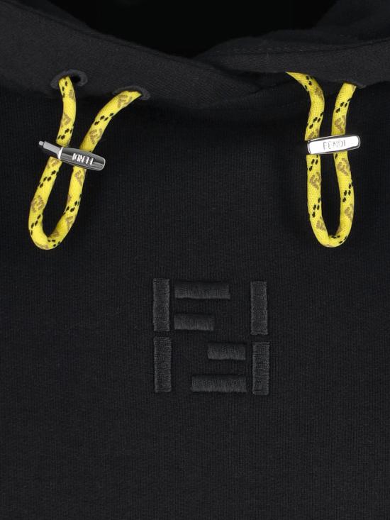 26SS 펜디 후드 티셔츠 FY1356 AYY0 F0QA1 Black - FENDI