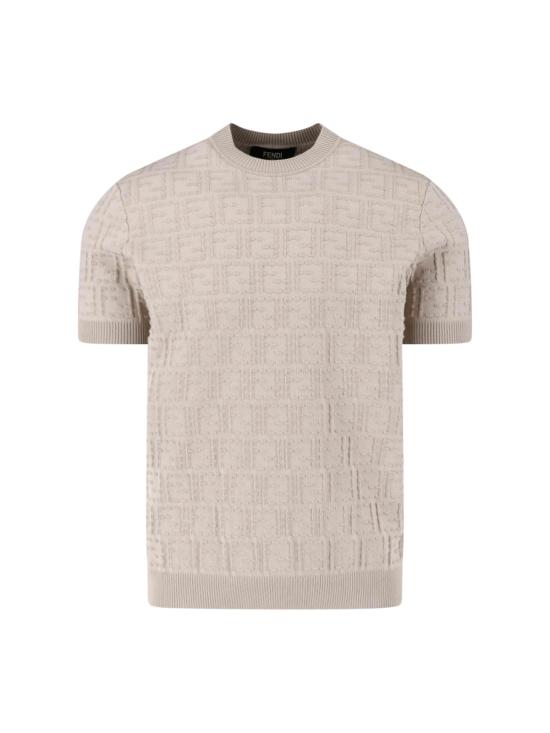 26SS 펜디 코튼 FF 셀러리아 스웨터 FZX051 AU7O F0B9Y Grey