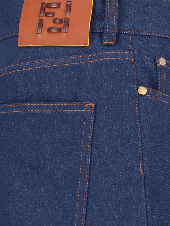 26SS 펜디 블루 데님 팬츠 FLP882 AOHS F0QB0 Blue - FENDI