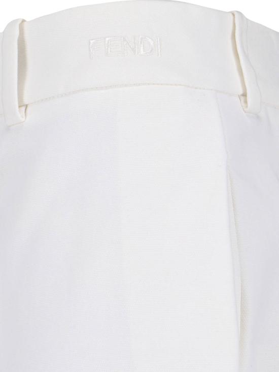 26SS 펜디 스트레이트 팬츠 FR6711 AW7Q F0ZNM White - FENDI