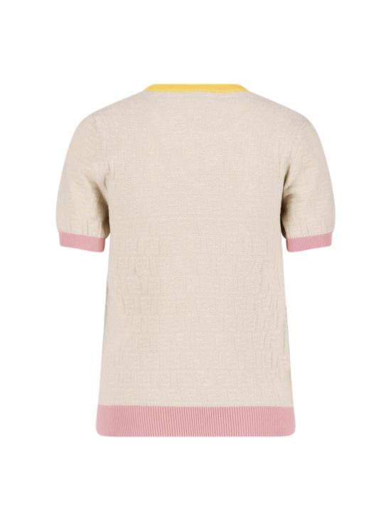 26SS 펜디 코튼 실크 스웨터 FZXE94 AW4S F0WC4 White - FENDI