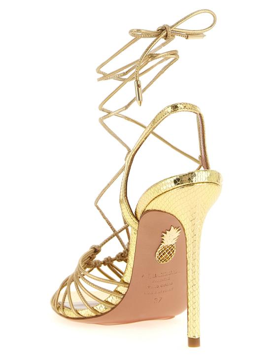 26SS 아쿠아주라 샌들 RTMHIGS0NLTSOFTGOLD - AQUAZZURA