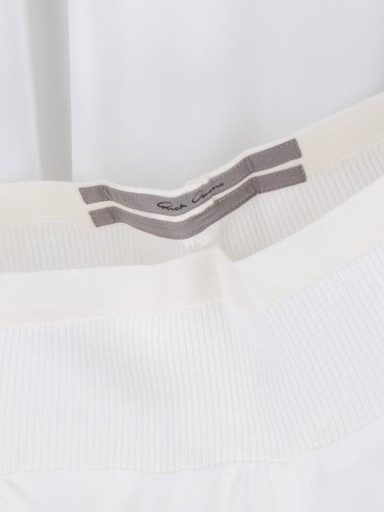 26SS 릭 오웬스 스트레이트 팬츠 RP01F6301 CC 11 White - RICK OWENS