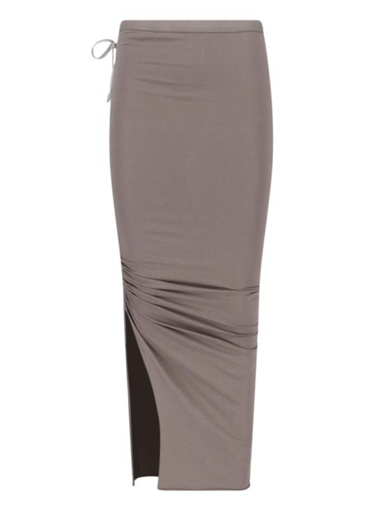 26SS 릭 오웬스 미디 스커트 RP01F6339 JA 34 Brown