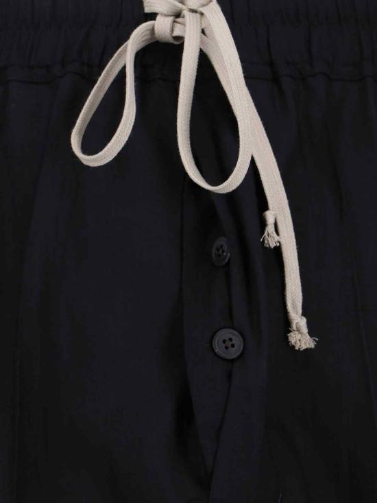 26SS 릭 오웬스 스트레이트 팬츠 RU01F2380 WG 09 Black - RICK OWENS