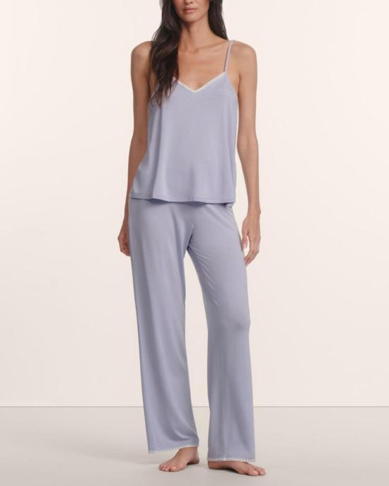  에버제이 라운지 웨어 프리다 캐미솔/팬츠 파자마 세트 라벤더 더스크/아이보리 - EBERJEY