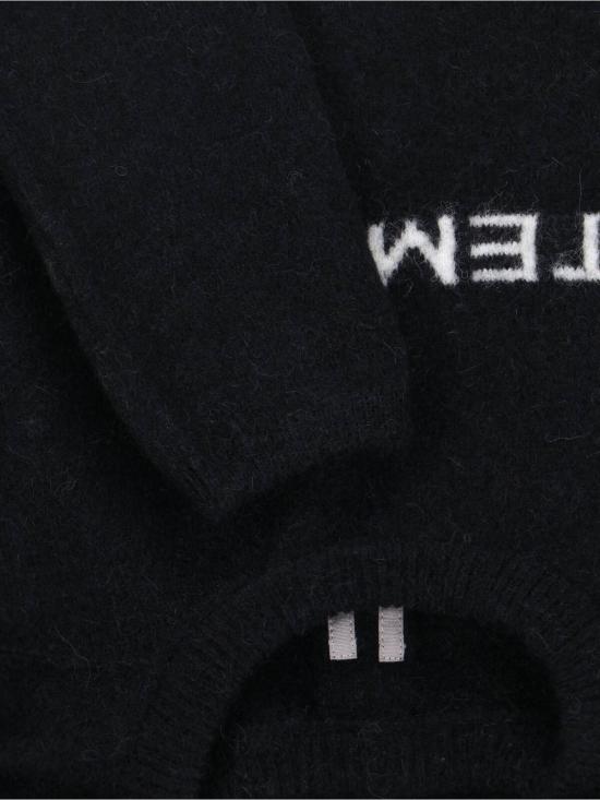 26SS 릭 오웬스 스웨터 RU01F2601 KWP 981 Black - RICK OWENS