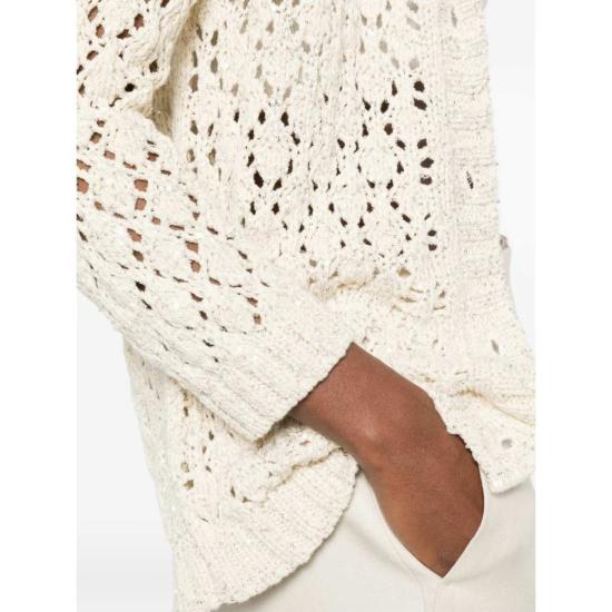  파비아나 필리피 가디건 Fabiana Filippi 스웨터 카디건 뉴트럴 - FABIANA FILIPPI