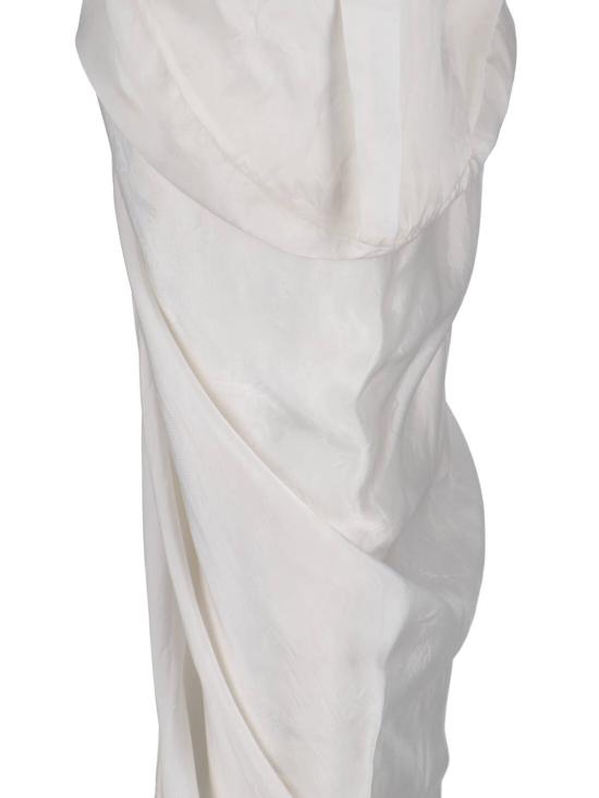 26SS 릭 오웬스 미디 원피스 RP01F6566 N 11 White - RICK OWENS