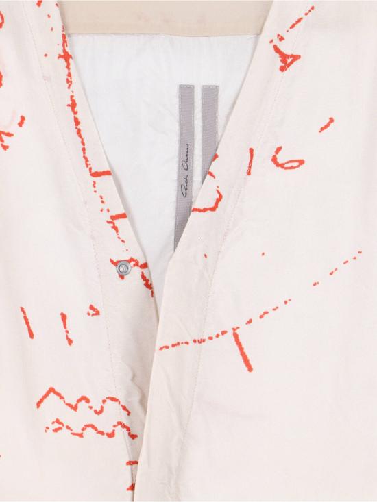 26SS 릭 오웬스 긴팔 셔츠 RU01F2295 KP1 11153 White - RICK OWENS