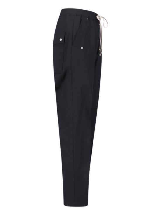 26SS 릭 오웬스 스트레이트 팬츠 RU01F2361 TE 09 Black - RICK OWENS