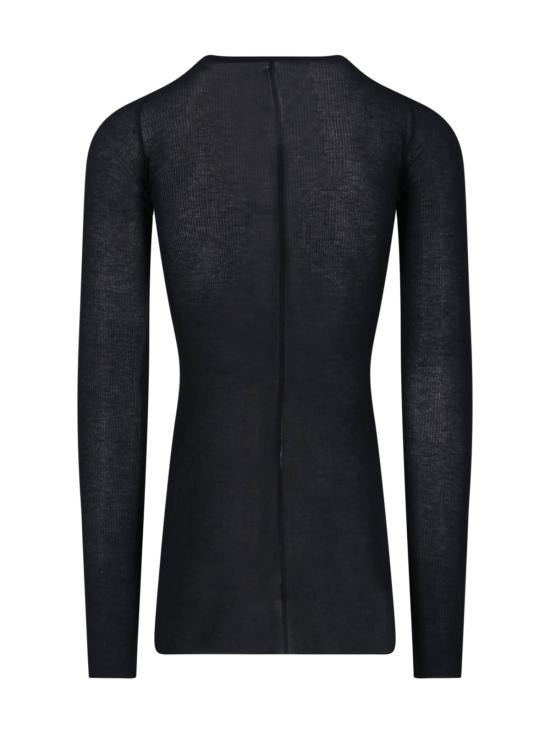 26SS 릭 오웬스 반팔 티셔츠 RU01F2250 RC 09 Black - RICK OWENS