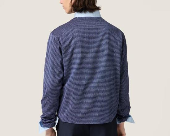 26SS 미우미우 반팔 티셔츠 MJLA47SOOO19J4 F0X32 ROYAL BIANCO - MIU MIU