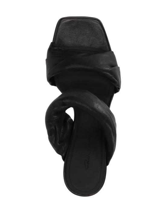 26SS 릭 오웬스 샌들 RP01F6884LGY 09 BLACK - RICK OWENS