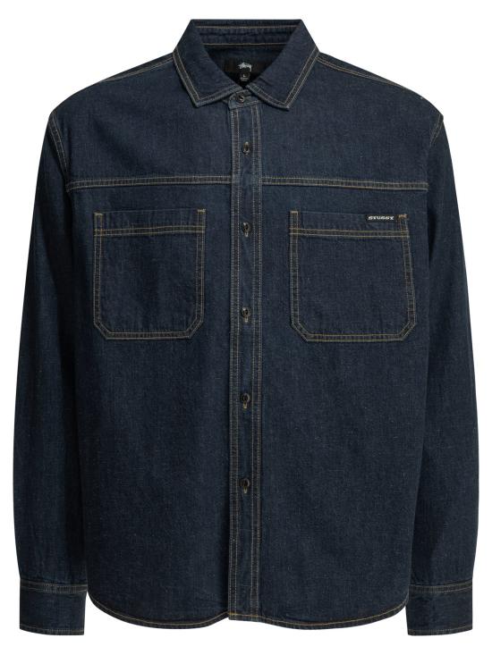 26SS 스투시 긴팔 셔츠 11103762517DARKDENIM