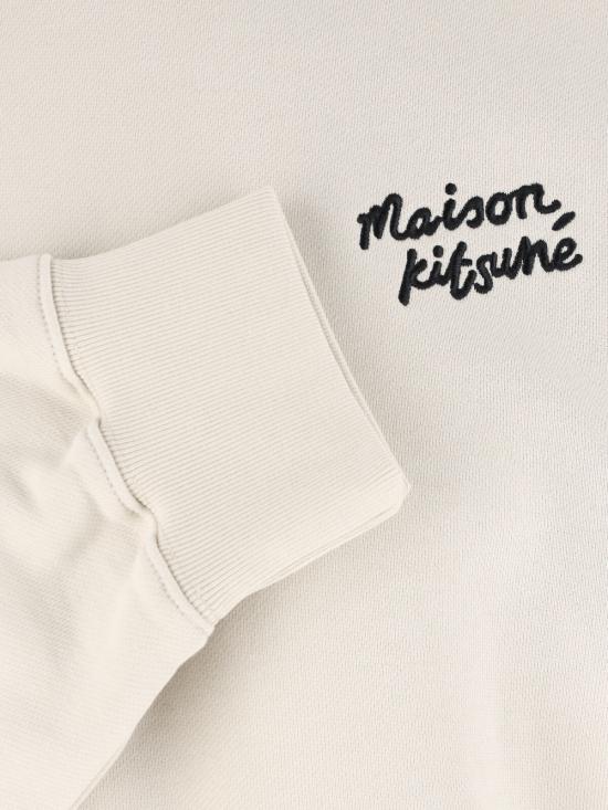 26SS 메종키츠네 핸드라이팅 컴포트 스웨트셔츠 MM00315KM0341 0304 White - MAISON KITSUNE