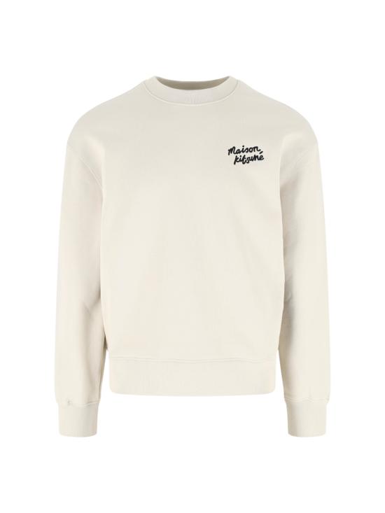 26SS 메종키츠네 핸드라이팅 컴포트 스웨트셔츠 MM00315KM0341 0304 White