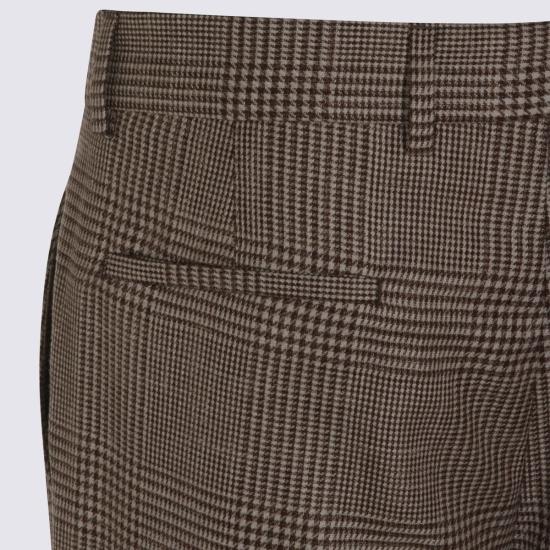  브루넬로 쿠치넬리 스트레이트 팬츠 울 - BRUNELLO CUCINELLI