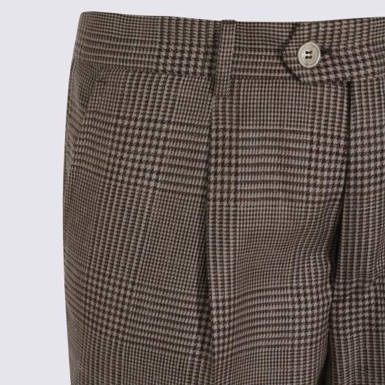  브루넬로 쿠치넬리 스트레이트 팬츠 울 - BRUNELLO CUCINELLI