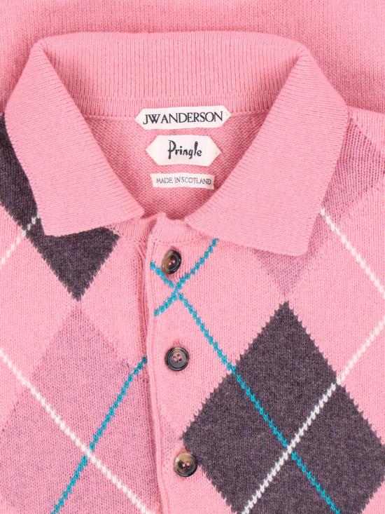 26SS JW앤더슨 스웨터 KW1487 YN0470 340 Pink - JW ANDERSON