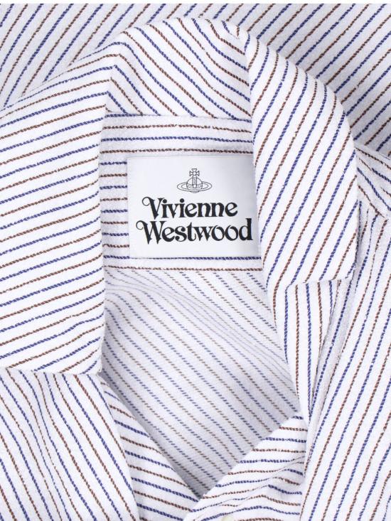 26SS 비비안웨스트우드 셔츠 1501000C W01ET O201 Blue - VIVIENNE WESTWOOD