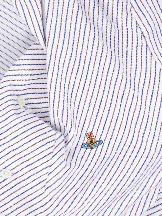 26SS 비비안웨스트우드 셔츠 1501000C W01ET O201 Blue - VIVIENNE WESTWOOD