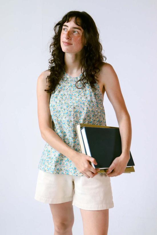  르 본 숍 데님 숏팬츠 Le Bon Shoppe City 반바지 블루 데님 - Le Bon Shoppe