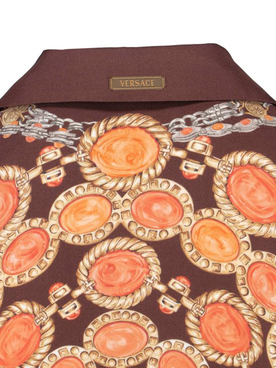 26SS 베르사체 셔츠 1024231 1A17952 5N940 Brown - VERSACE