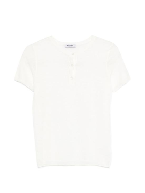 26SS 베이스 반팔 티셔츠 B7725 322001 Bianco