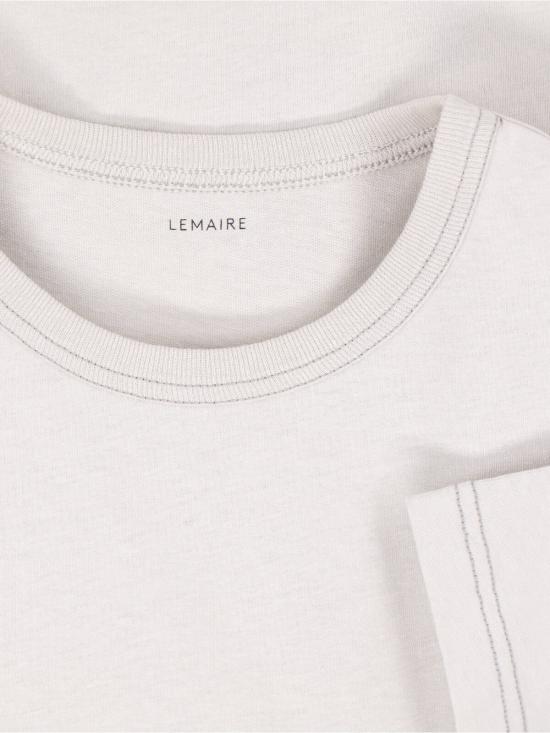 26SS 르메르 박시 저지 숏 슬리브 티셔츠 TS0010 LJ1010 WH007 - LEMAIRE