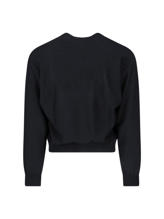 26SS 르메르 트위스트 가디건 PO0023 LK087 BK999 Black - LEMAIRE