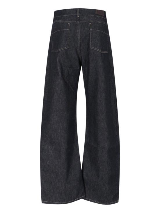 26SS 르메르 하이 웨이스티드 커브드 팬츠 PA1264 LD1061 BK965 Black - LEMAIRE