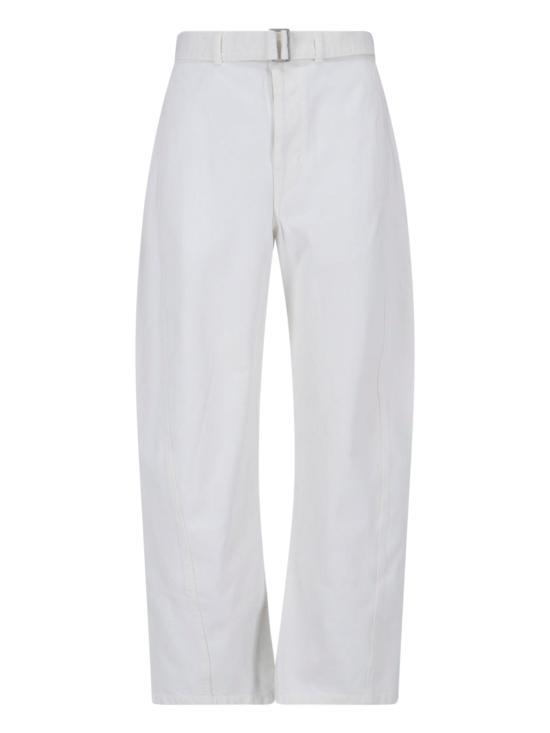 26SS 르메르 트위스트 벨티드 팬츠 PA326 LD1070 WH086 White