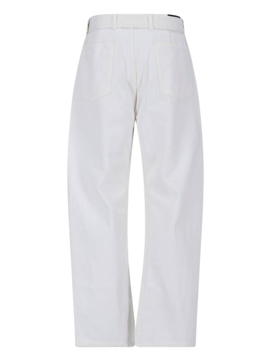 26SS 르메르 트위스트 벨티드 팬츠 PA326 LD1070 WH086 White - LEMAIRE