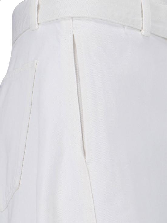 26SS 르메르 트위스트 벨티드 팬츠 PA326 LD1070 WH086 White - LEMAIRE