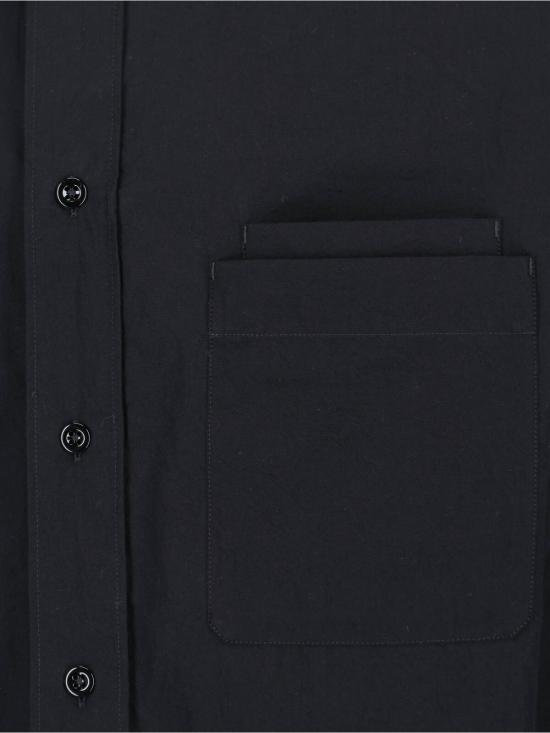 26SS 르메르 긴팔 셔츠 SH1247 LF1399 BK999 Black - LEMAIRE