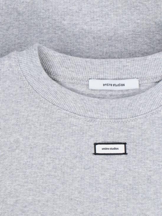 26SS 엔타이어 스튜디오 반팔 티셔츠 ESSS26TT01876 6238 Grey - ENTIRE STUDIOS