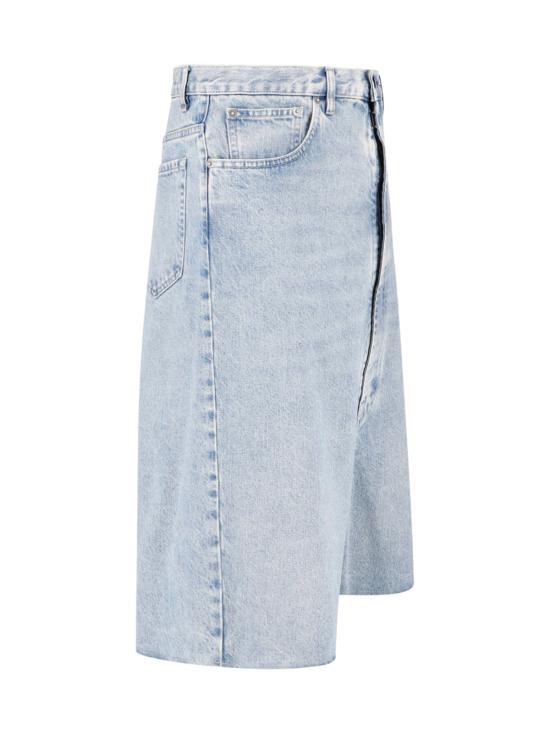 26SS 마르지엘라 드롭드 라이즈 데님 버뮤다 S67MU0065 M30066 962 Blue - MAISON MARGIELA