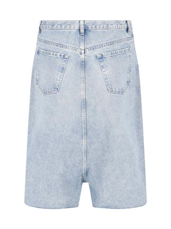 26SS 마르지엘라 드롭드 라이즈 데님 버뮤다 S67MU0065 M30066 962 Blue - MAISON MARGIELA